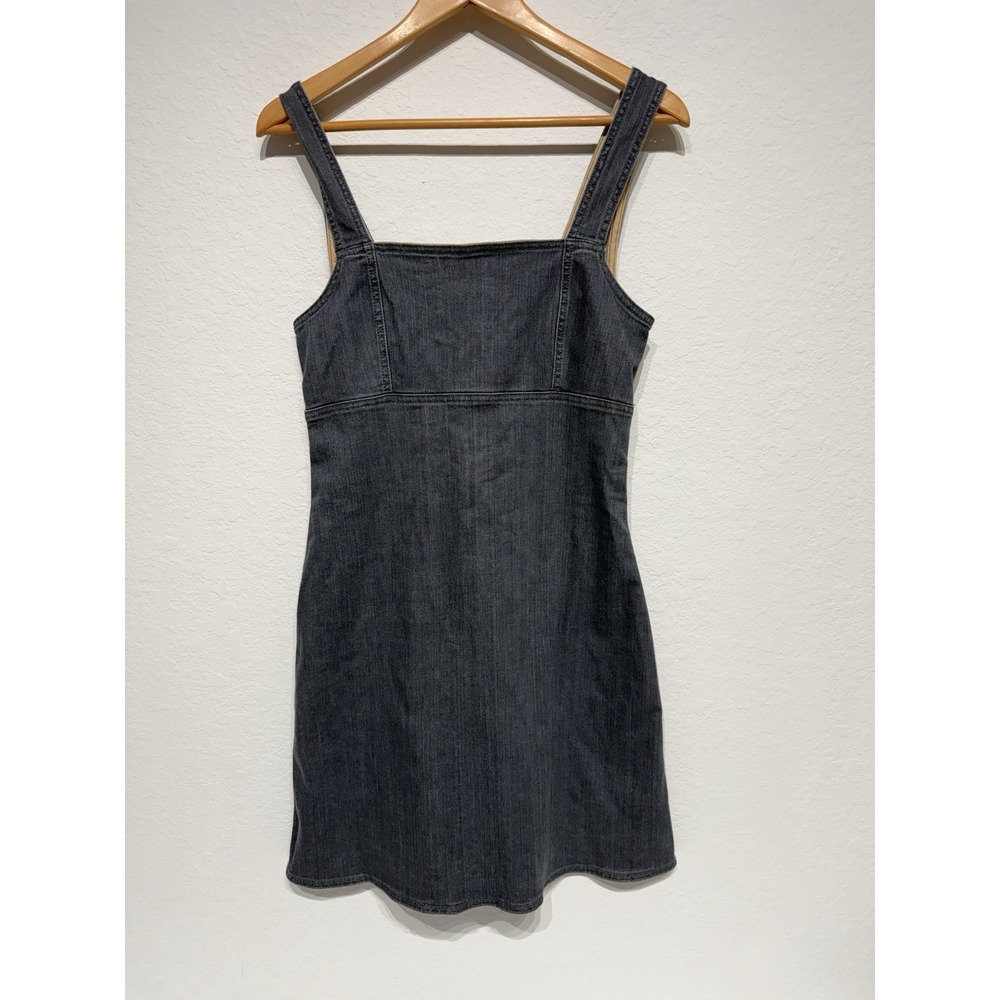 Rag & Bone Paula Denim Tank Dress Size Small Revolve Gray Mini Dress